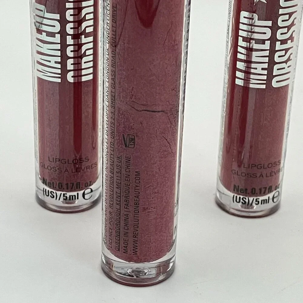 Makeup Obsession Lip Gloss 0.17 fl oz Pink Mauve Gloss Shine Brillo de Labio New